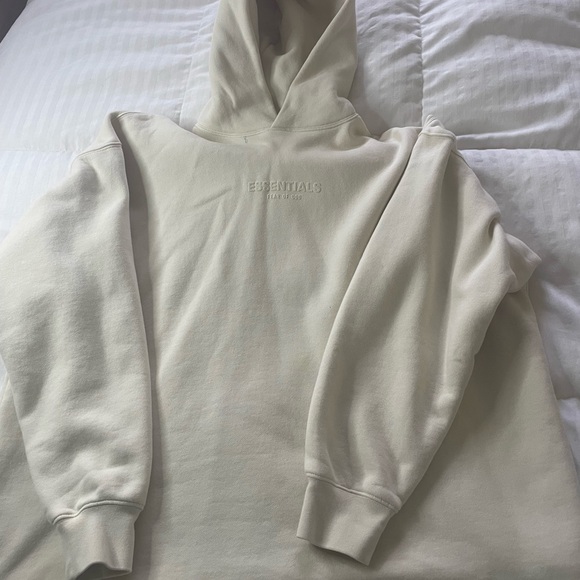 Essentials Oatmeal Hoodie (S) - Picture 1 of 3